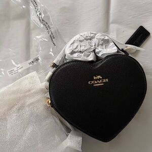 Coach Black Heart Crossbody